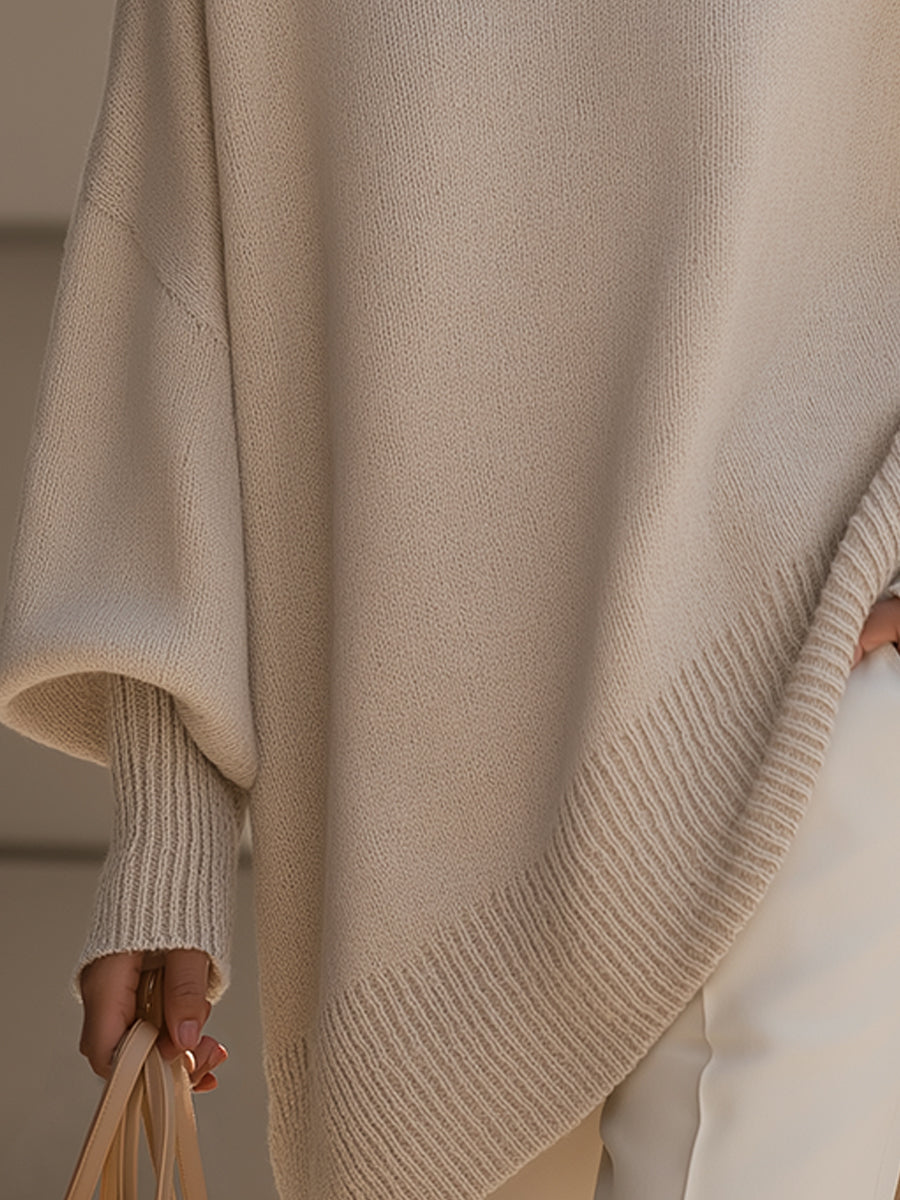 Wool Blend Sweater – Casual Wear, Office Style