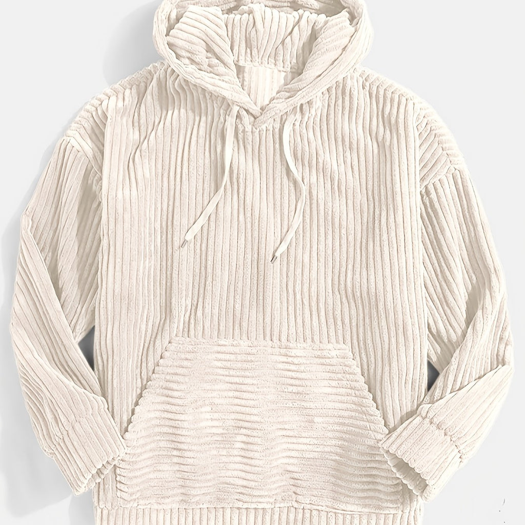 Ribbed Pullover Hoodie – Casual Wear, Everyday Comfort