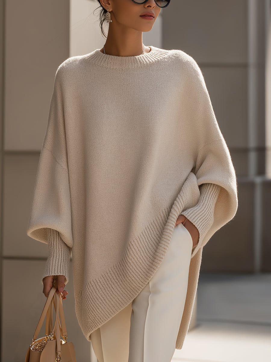 Wool Blend Sweater – Casual Wear, Office Style