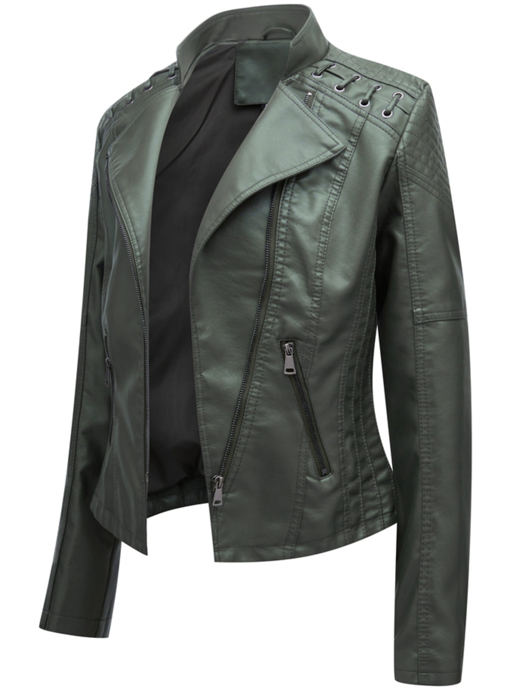 Sleek Moto Jacket – Casual Wear, Stylish Layering