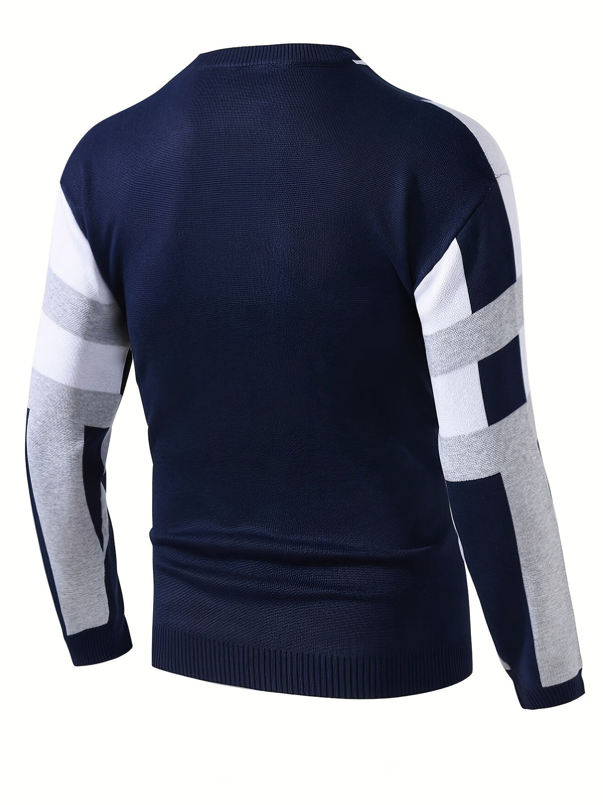Modern Colorblock Sweater – Casual Wear, Stylish Layering