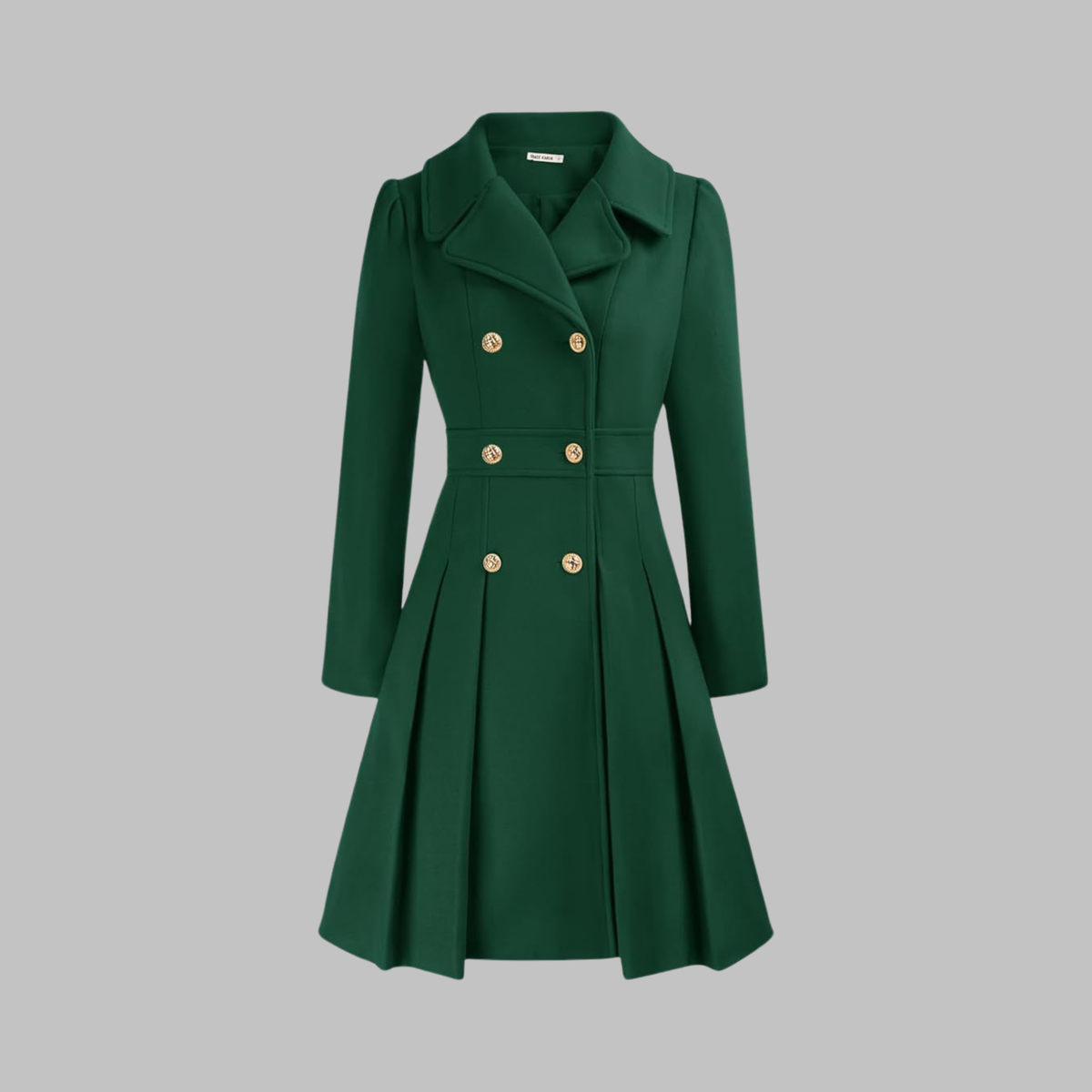 Double-Breasted Coat for Women – Stylish Longline Outerwear for Work & Everyday Wear