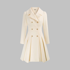 Double-Breasted Coat for Women – Stylish Longline Outerwear for Work & Everyday Wear