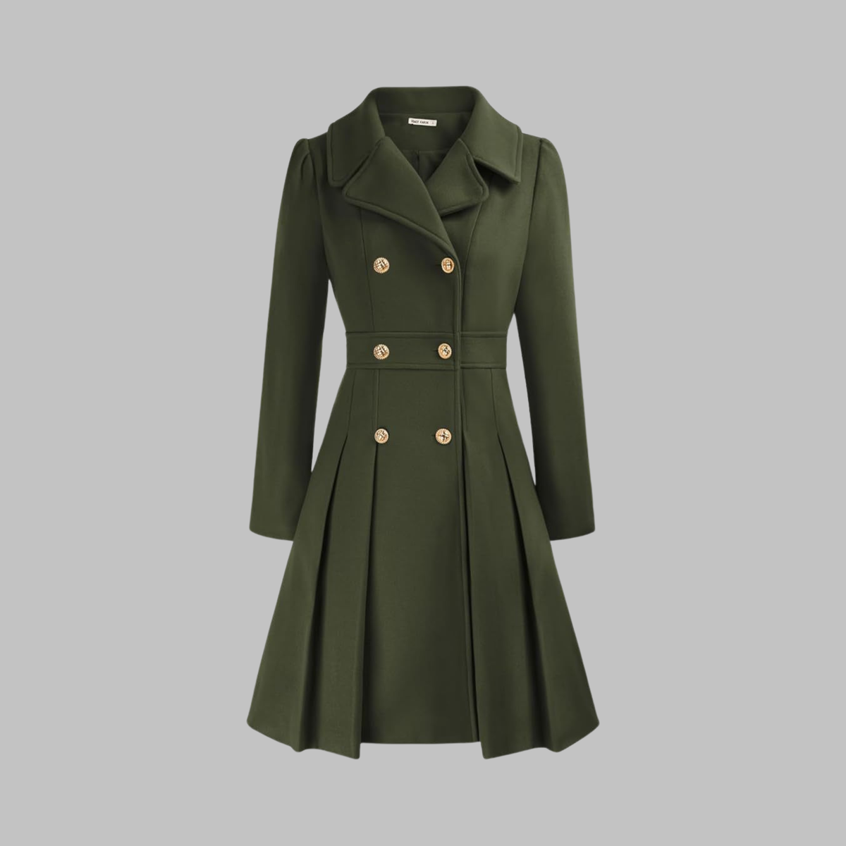 Double-Breasted Coat for Women – Stylish Longline Outerwear for Work & Everyday Wear