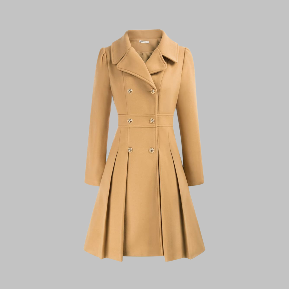Double-Breasted Coat for Women – Stylish Longline Outerwear for Work & Everyday Wear