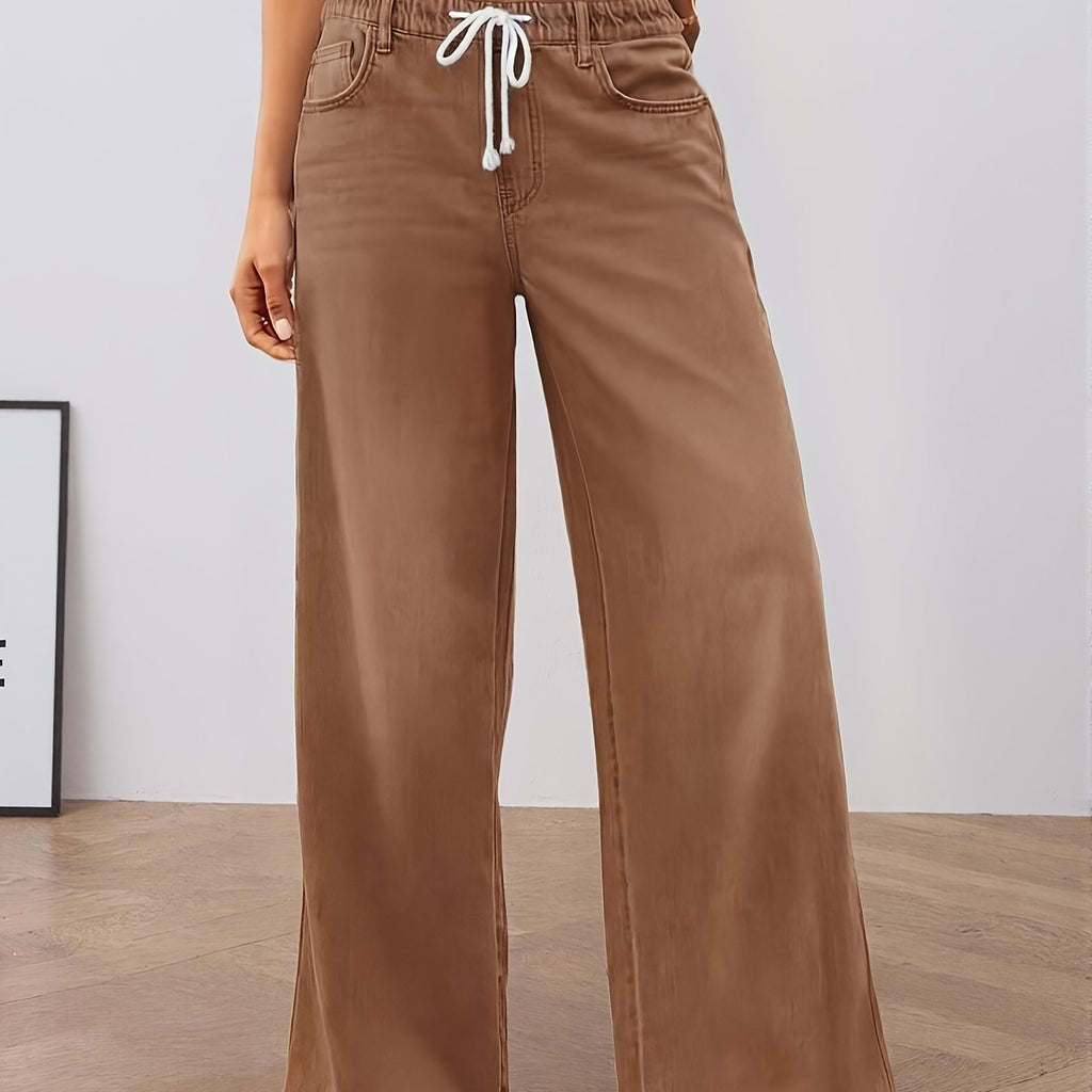 Relaxed Wide-Leg Pants – Casual Wear, Everyday Comfort