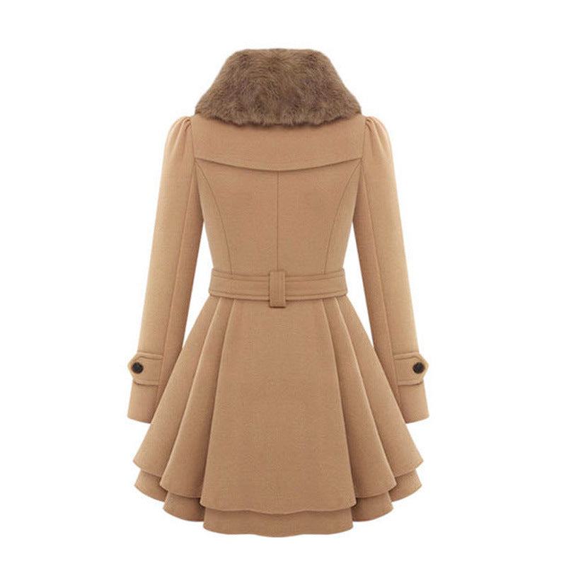 Vintage Flair Trench Coat – Casual, Office