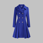 Double-Breasted Coat for Women – Stylish Longline Outerwear for Work & Everyday Wear