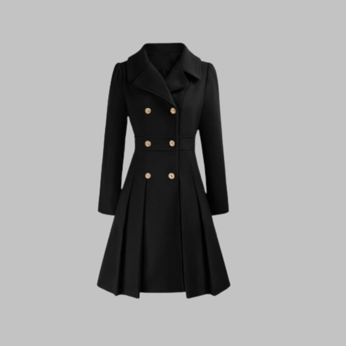 Double-Breasted Coat for Women – Stylish Longline Outerwear for Work & Everyday Wear