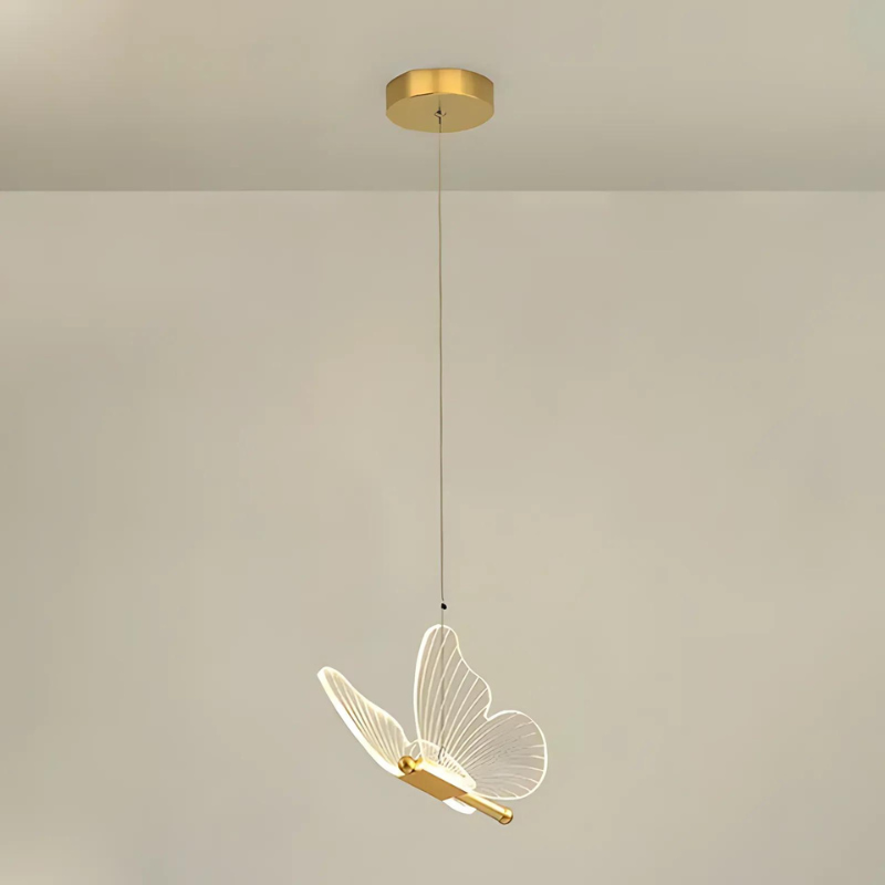 Butterfly LED Pendant Light Fixture - Modern Design for Home Decor - Adjustable Brightness - Energy-Efficient Lighting