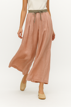 Linen Trousers for Women - Lightweight, Casual Fit, Perfect for Summer Wear