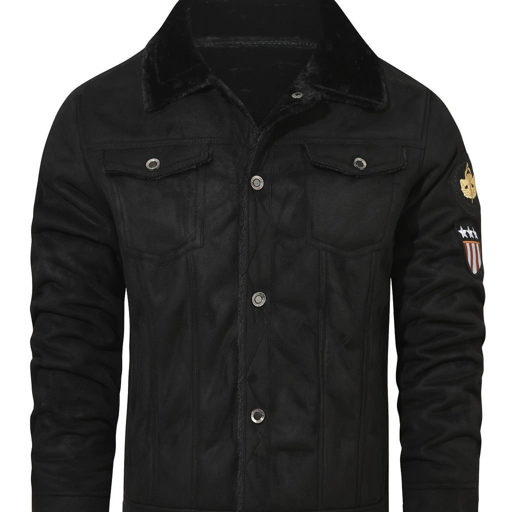 Fleece-Lined Trucker Jacket – Casual Wear, Cold Weather