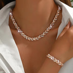Elegant Rhinestone Set for Women's – Sparkly Evening Accessory for Weddings, Parties & Events