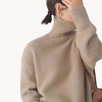 Cashmere Turtleneck Sweater – Casual Wear, Office Style