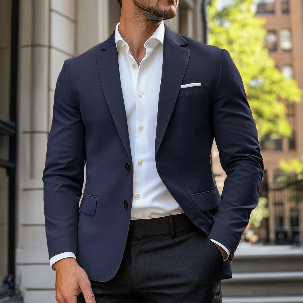 Men's Casual Single Breasted Jacket – Office, Everyday Wear