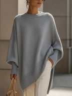 Wool Blend Sweater – Casual Wear, Office Style