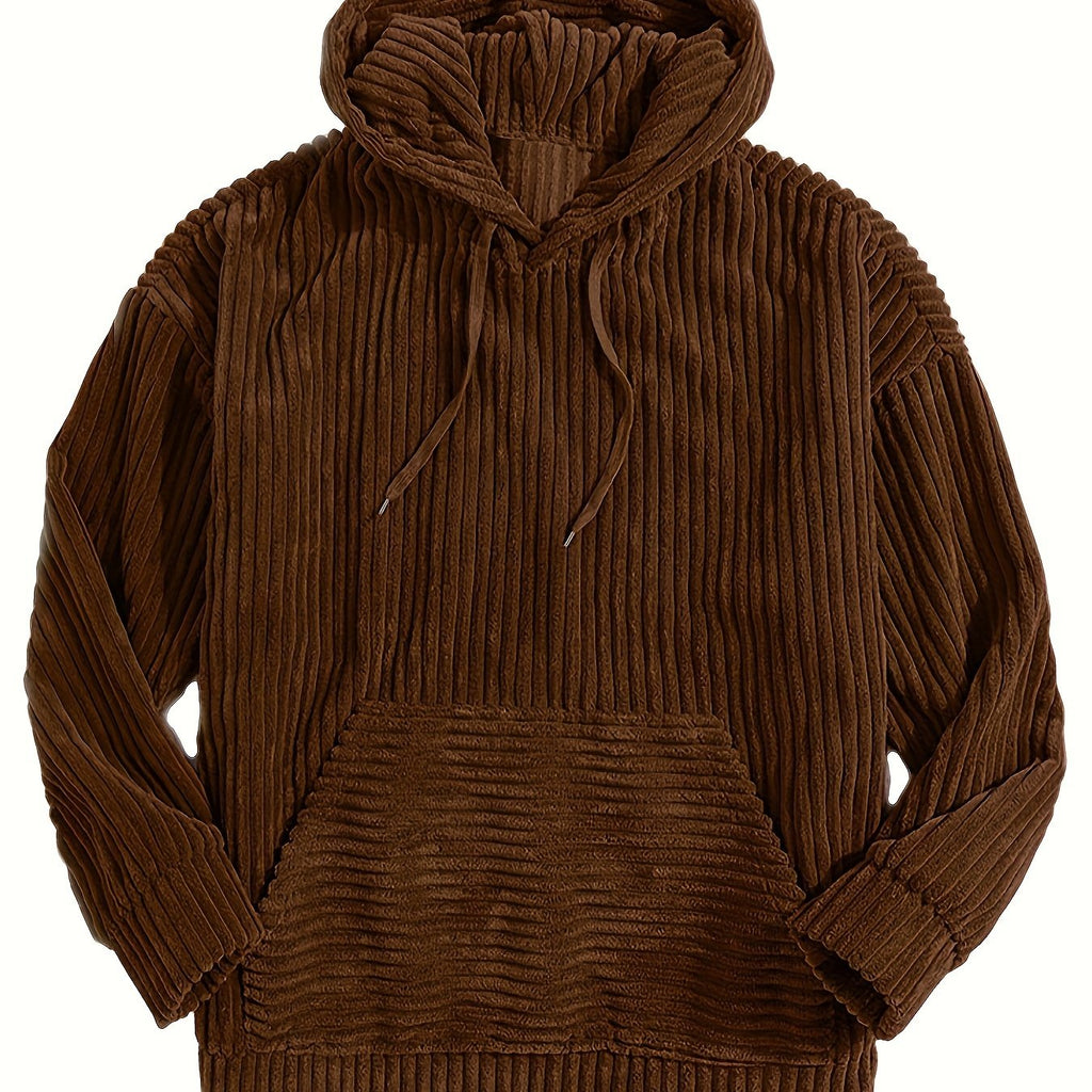 Ribbed Pullover Hoodie – Casual Wear, Everyday Comfort