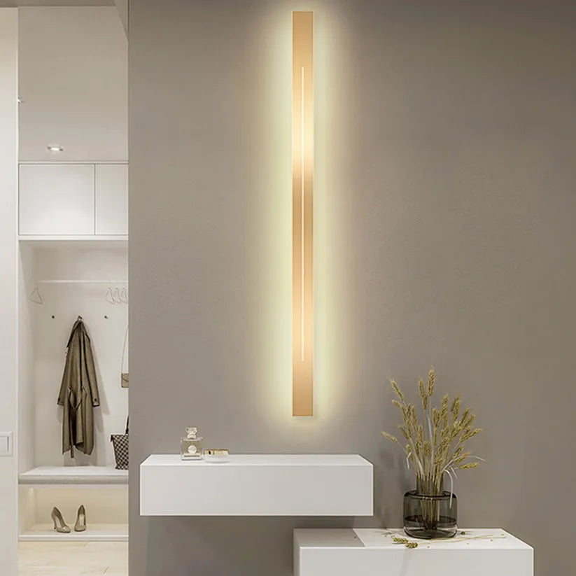 Adjustable Brightness LED Wall Sconce - Modern Design for Living Room, Bedroom, or Hallway Lighting