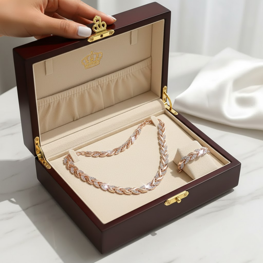 Elegant Rhinestone Set for Women's – Sparkly Evening Accessory for Weddings, Parties & Events