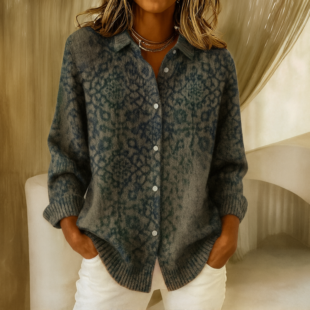 Women's Elegant Long Cardigan – Casual, Office Wear