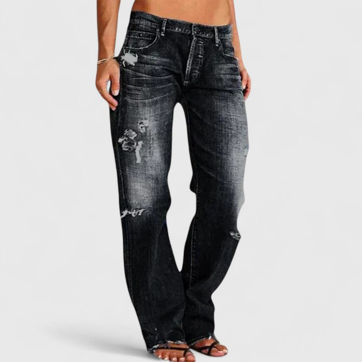 Rugged Wide-Leg Jeans – Casual Wear, Everyday Style