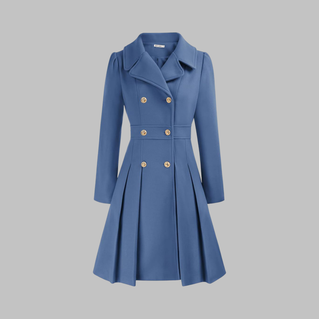 Double-Breasted Coat for Women – Stylish Longline Outerwear for Work & Everyday Wear