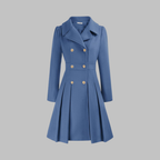 Double-Breasted Coat for Women – Stylish Longline Outerwear for Work & Everyday Wear