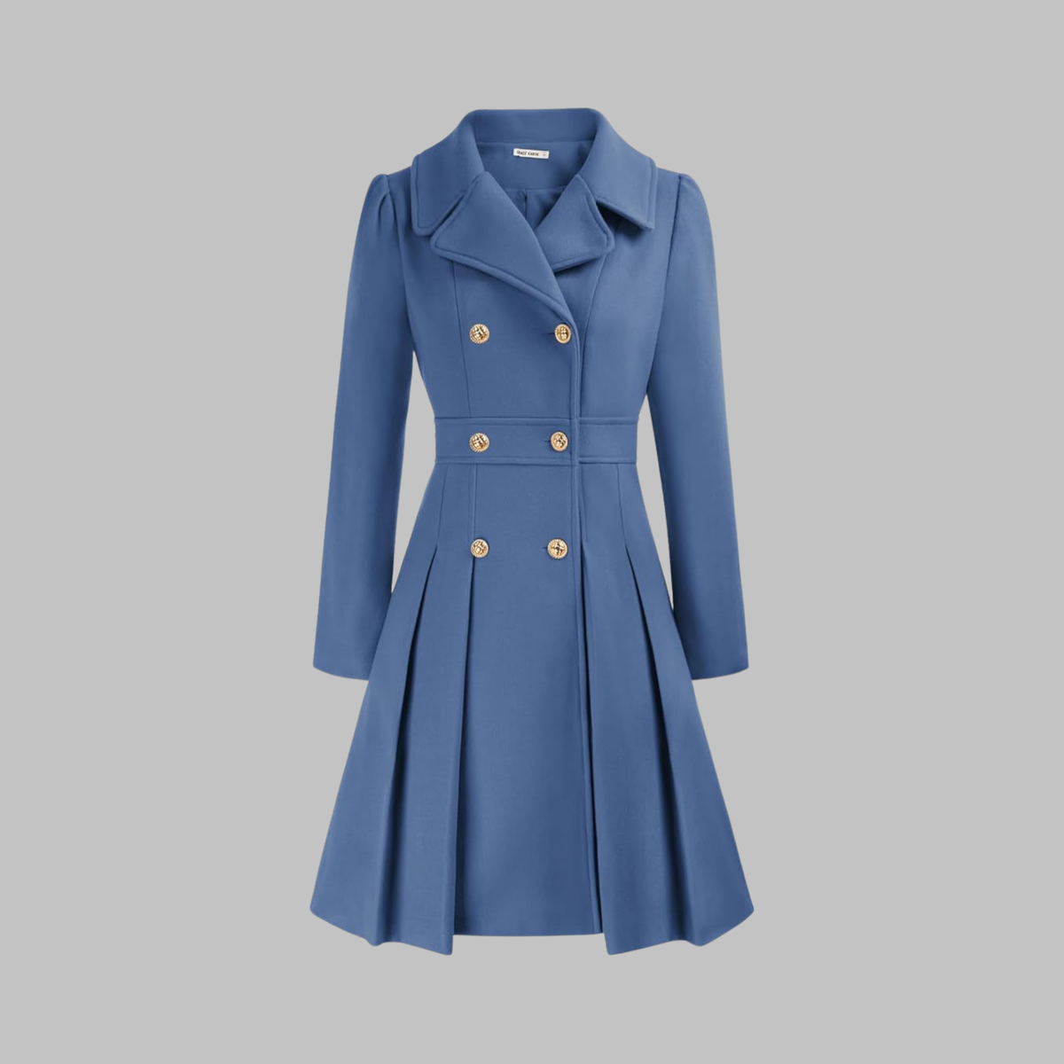 Double-Breasted Coat for Women – Stylish Longline Outerwear for Work & Everyday Wear