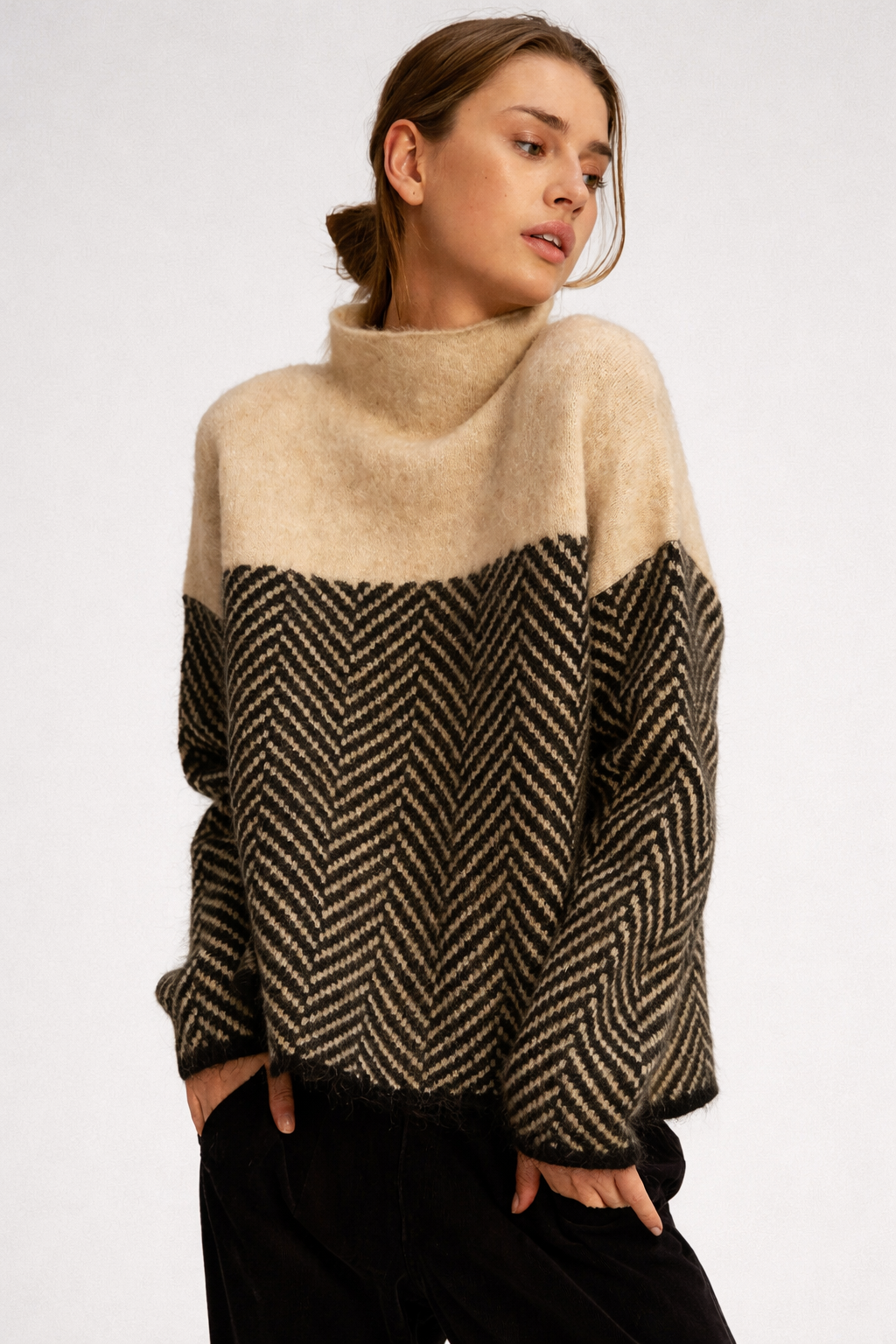 Couture Turtleneck – Casual Wear, Office Style