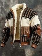 Sherpa-Lined Zip Jacket – Casual Wear, Outdoor Activities