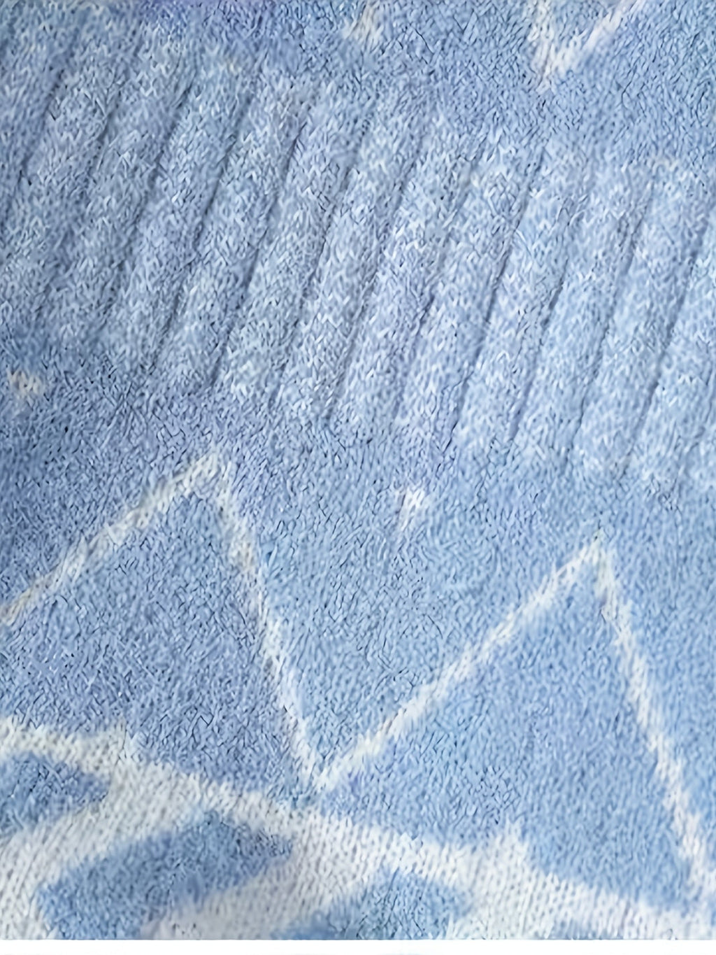 Patterned Crew-Neck Sweater – Casual, Everyday