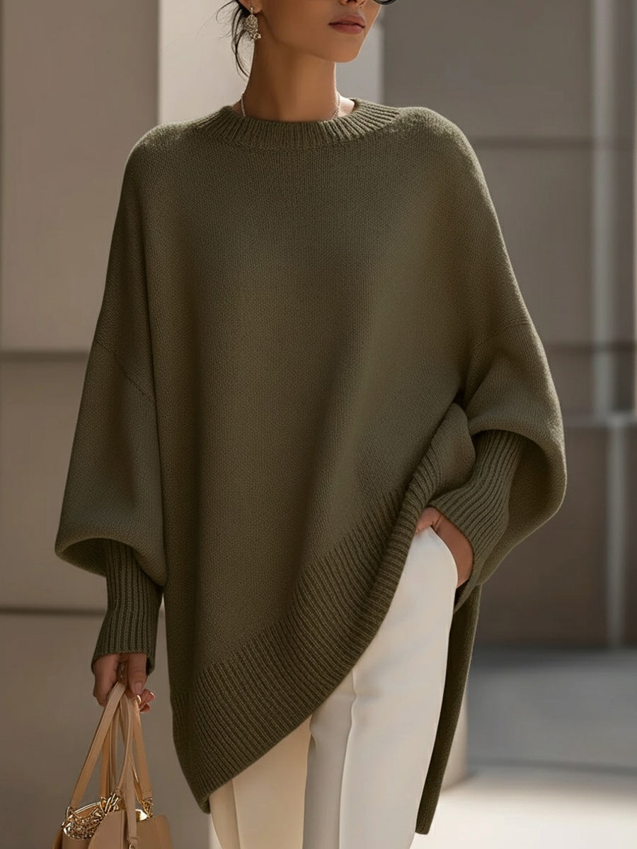 Wool Blend Sweater – Casual Wear, Office Style