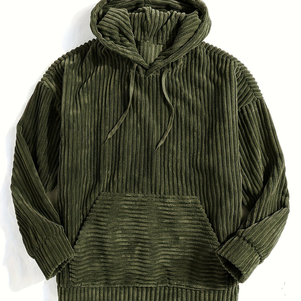 Ribbed Pullover Hoodie – Casual Wear, Everyday Comfort