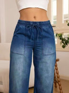 Women's Relaxed Wide-Leg Jeans – Casual Wear, Everyday Comfort