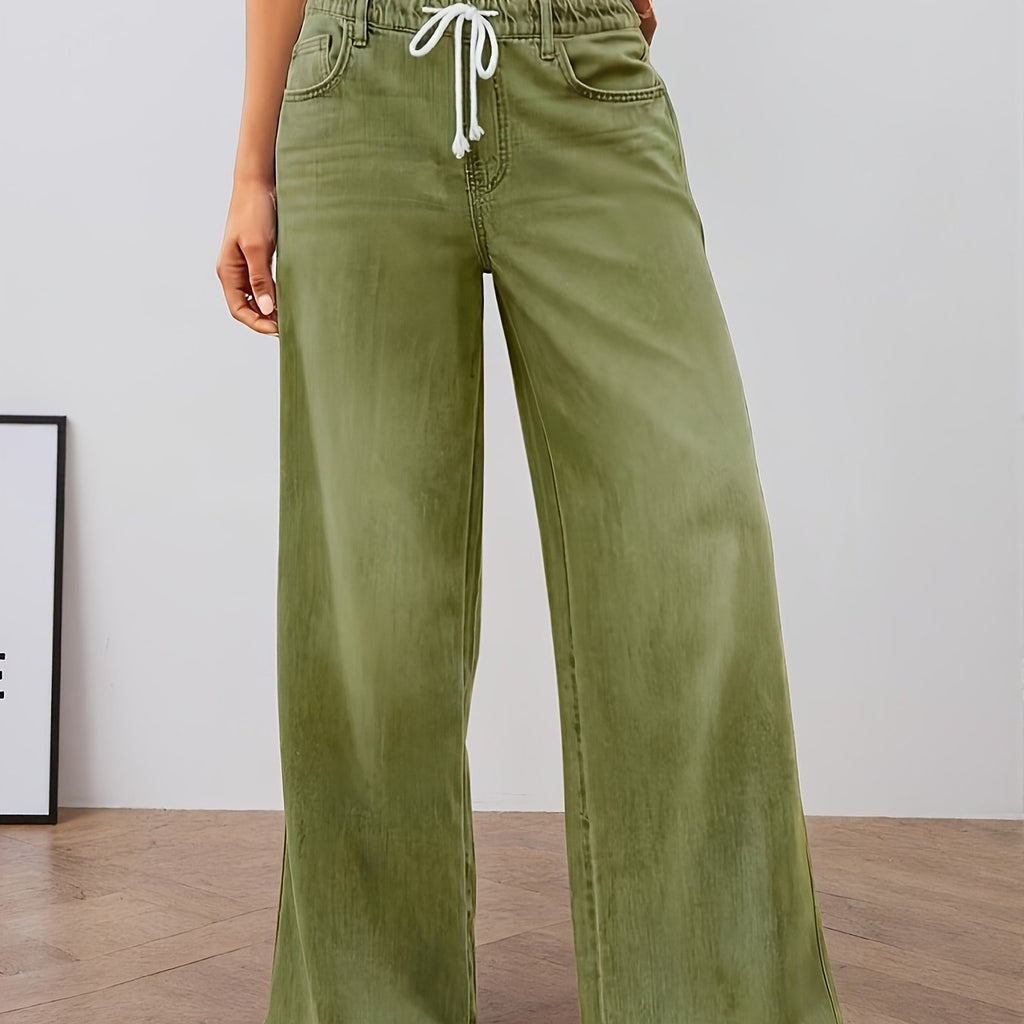 Relaxed Wide-Leg Pants – Casual Wear, Everyday Comfort