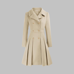 Double-Breasted Coat for Women – Stylish Longline Outerwear for Work & Everyday Wear
