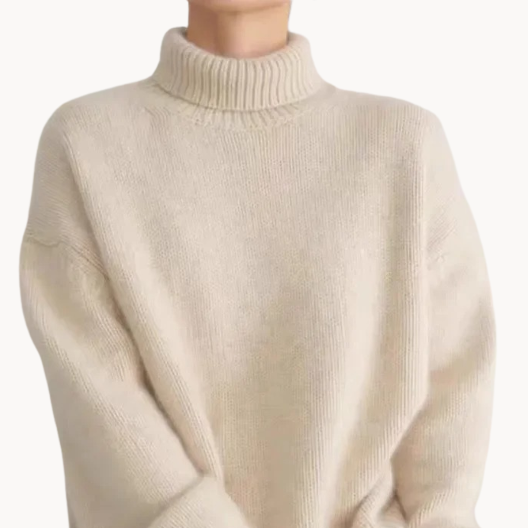 Cashmere Turtleneck Sweater – Casual Wear, Office Style