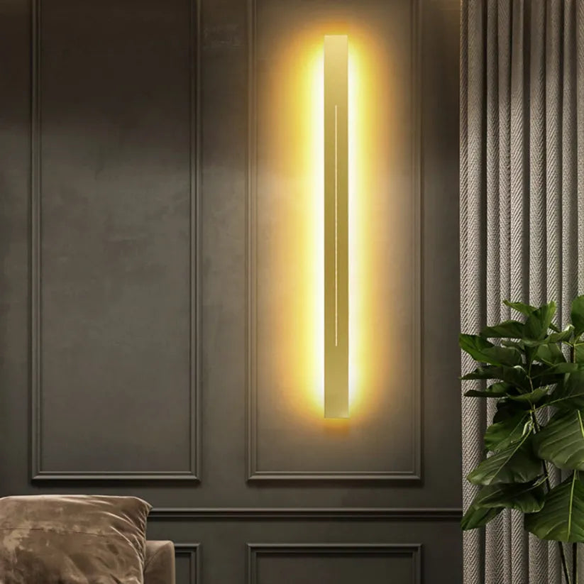 Adjustable Brightness LED Wall Sconce - Modern Design for Living Room, Bedroom, or Hallway Lighting