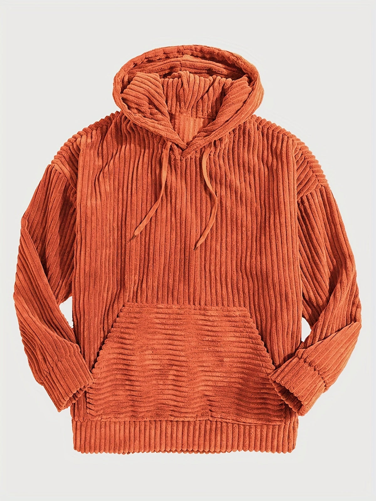 Ribbed Pullover Hoodie – Casual Wear, Everyday Comfort