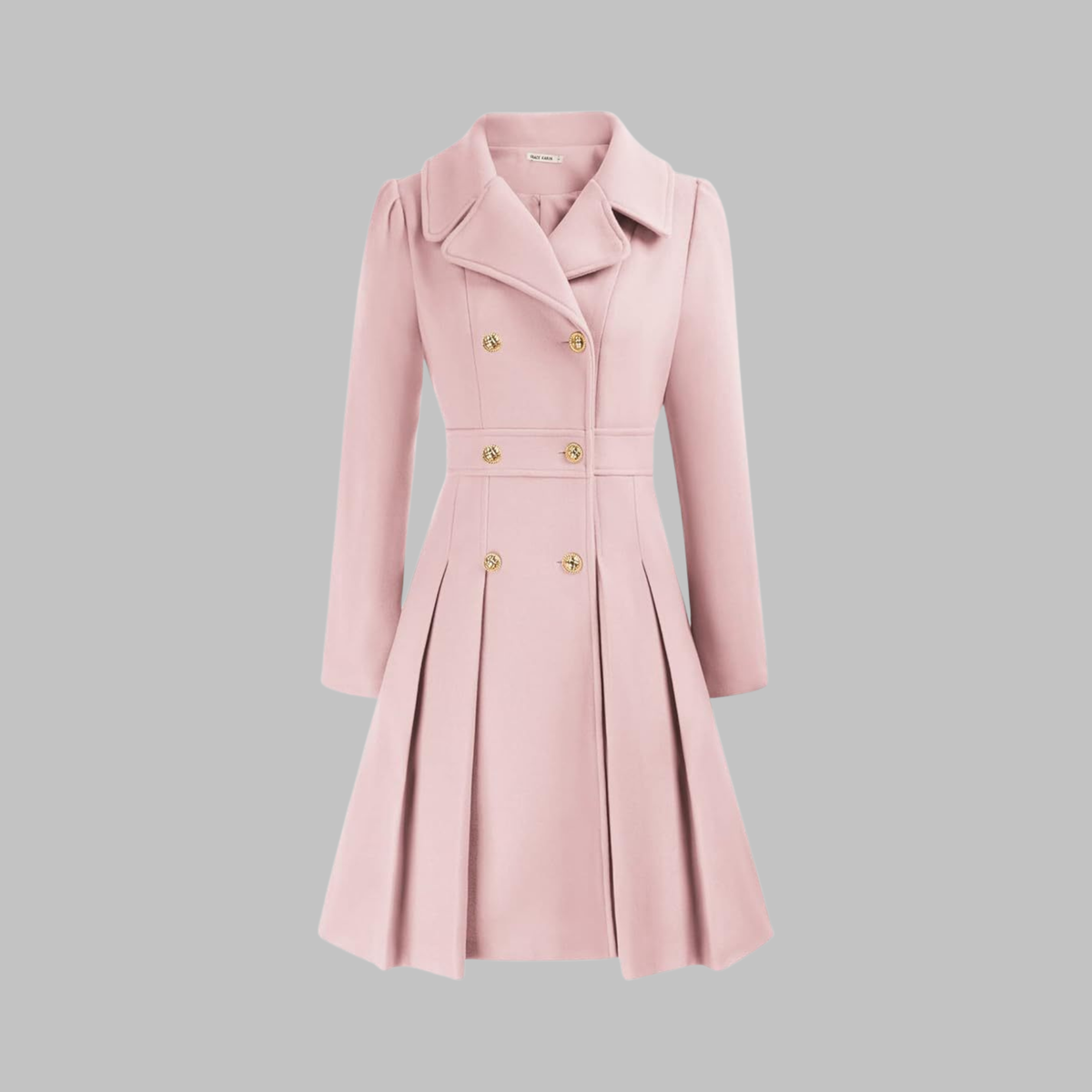 Double-Breasted Coat for Women – Stylish Longline Outerwear for Work & Everyday Wear
