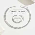 Elegant Rhinestone Set for Women's – Sparkly Evening Accessory for Weddings, Parties & Events