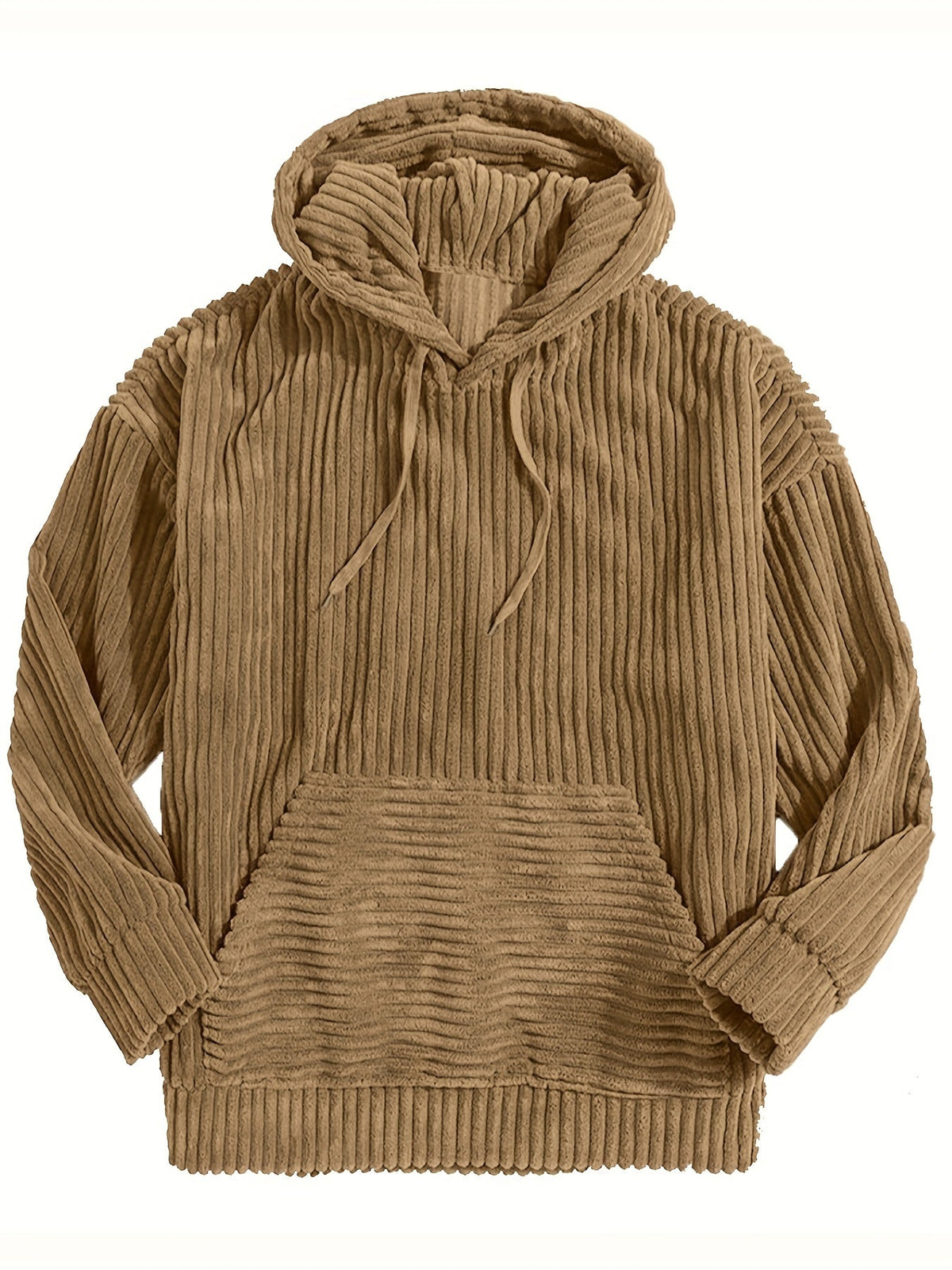 Ribbed Pullover Hoodie – Casual Wear, Everyday Comfort