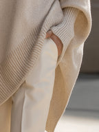 Wool Blend Sweater – Casual Wear, Office Style