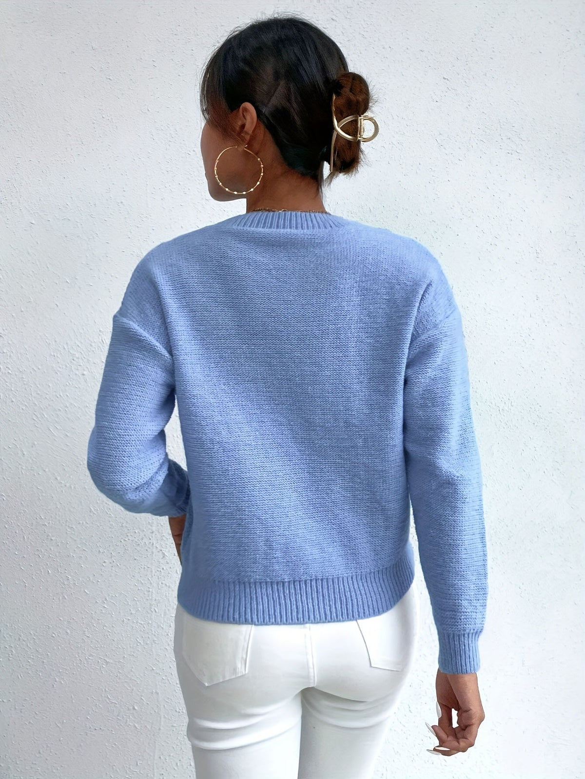 Chunky Cable-Knit Sweater – Casual Wear, Cozy Layering