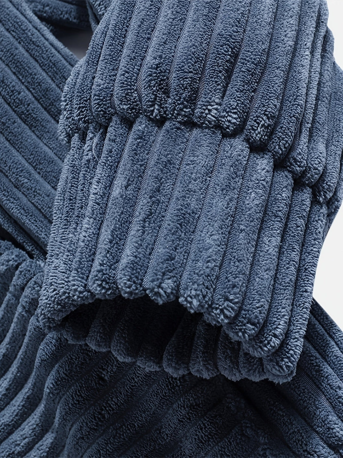 Ribbed Pullover Hoodie – Casual Wear, Everyday Comfort