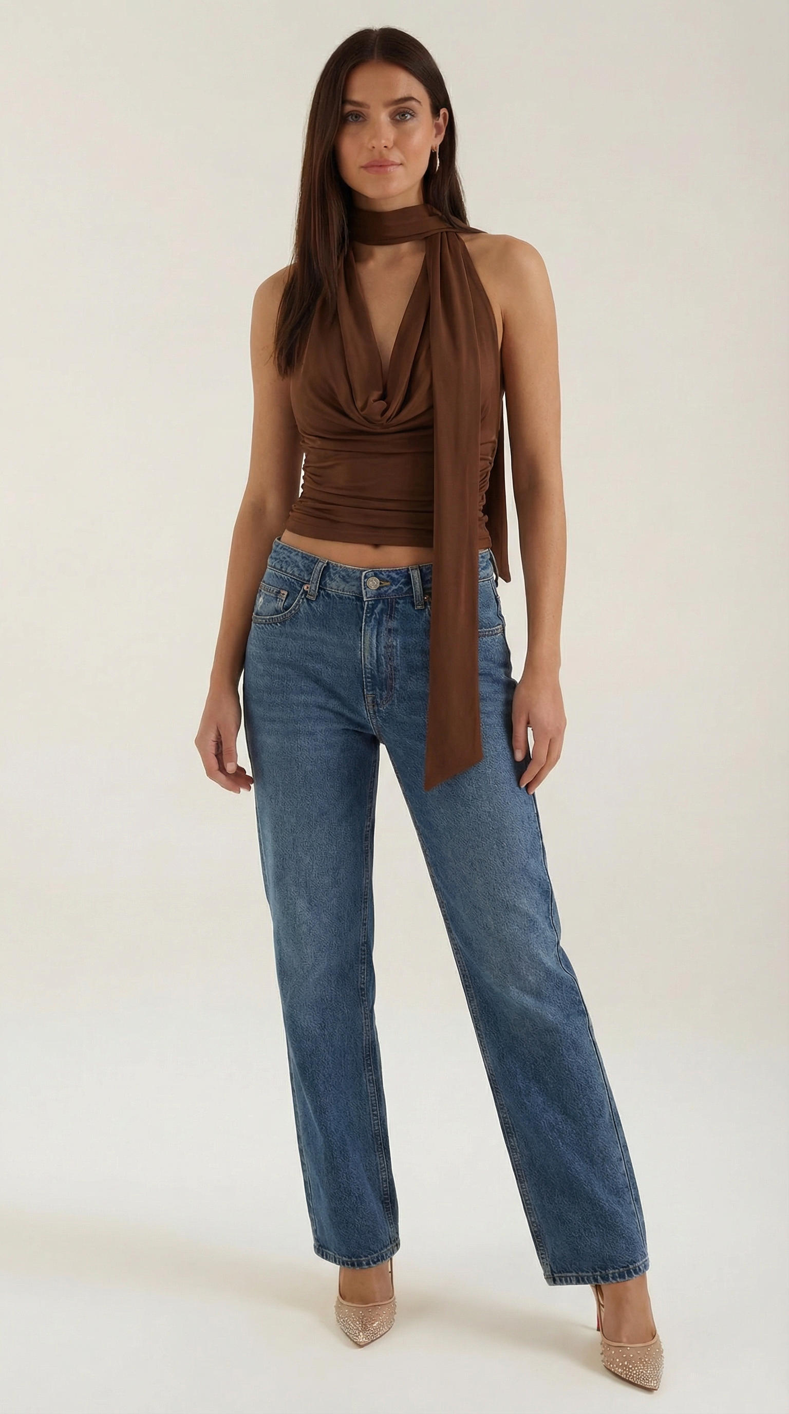 Bandage Tank Top - Stretchy Fabric - Fitted Design - Casual Wear - Available in Multiple Colors