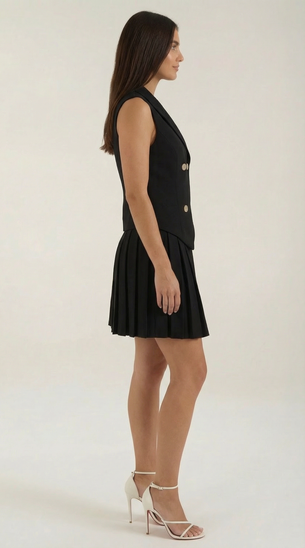 Blazer Mini Dress in Soft Fabric - Chic Tailored Style for Casual or Formal Events