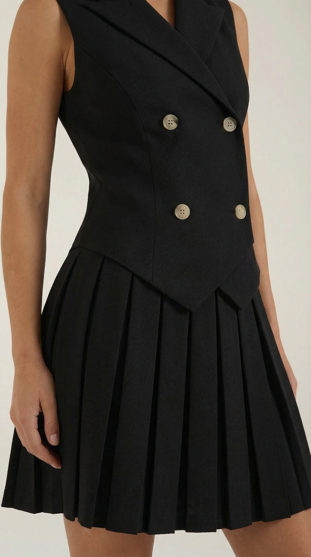 Blazer Mini Dress in Soft Fabric - Chic Tailored Style for Casual or Formal Events