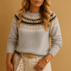 Boho Knit Sweater for Women | Lightweight Cozy Design | Casual Layering for Fall/Winter Wear