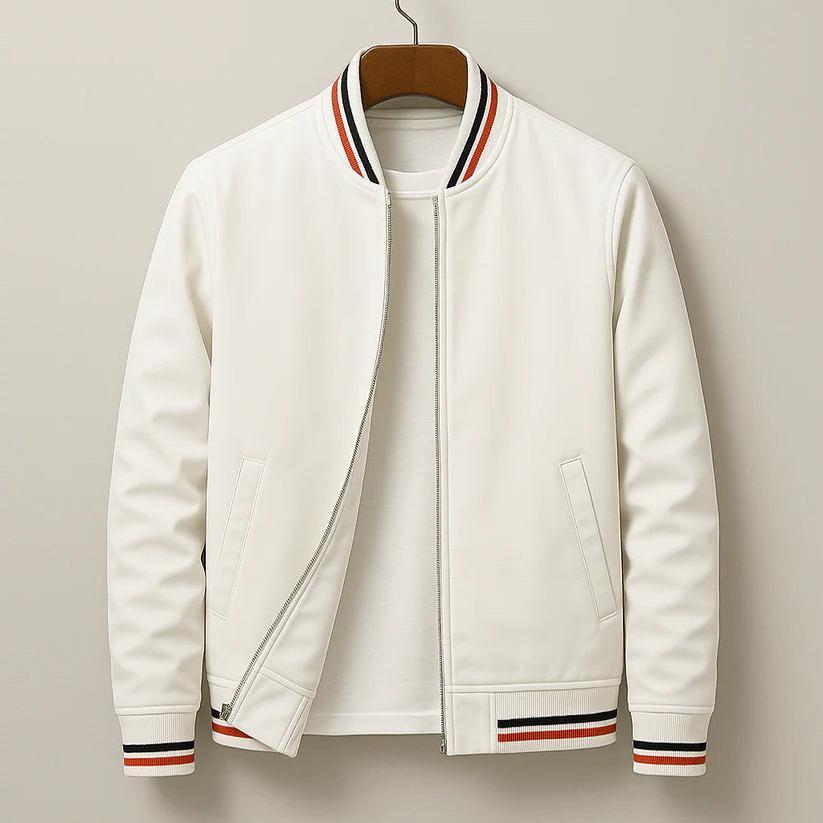 Bomber Jacket for Men - Lightweight Nylon Design - Casual Outerwear